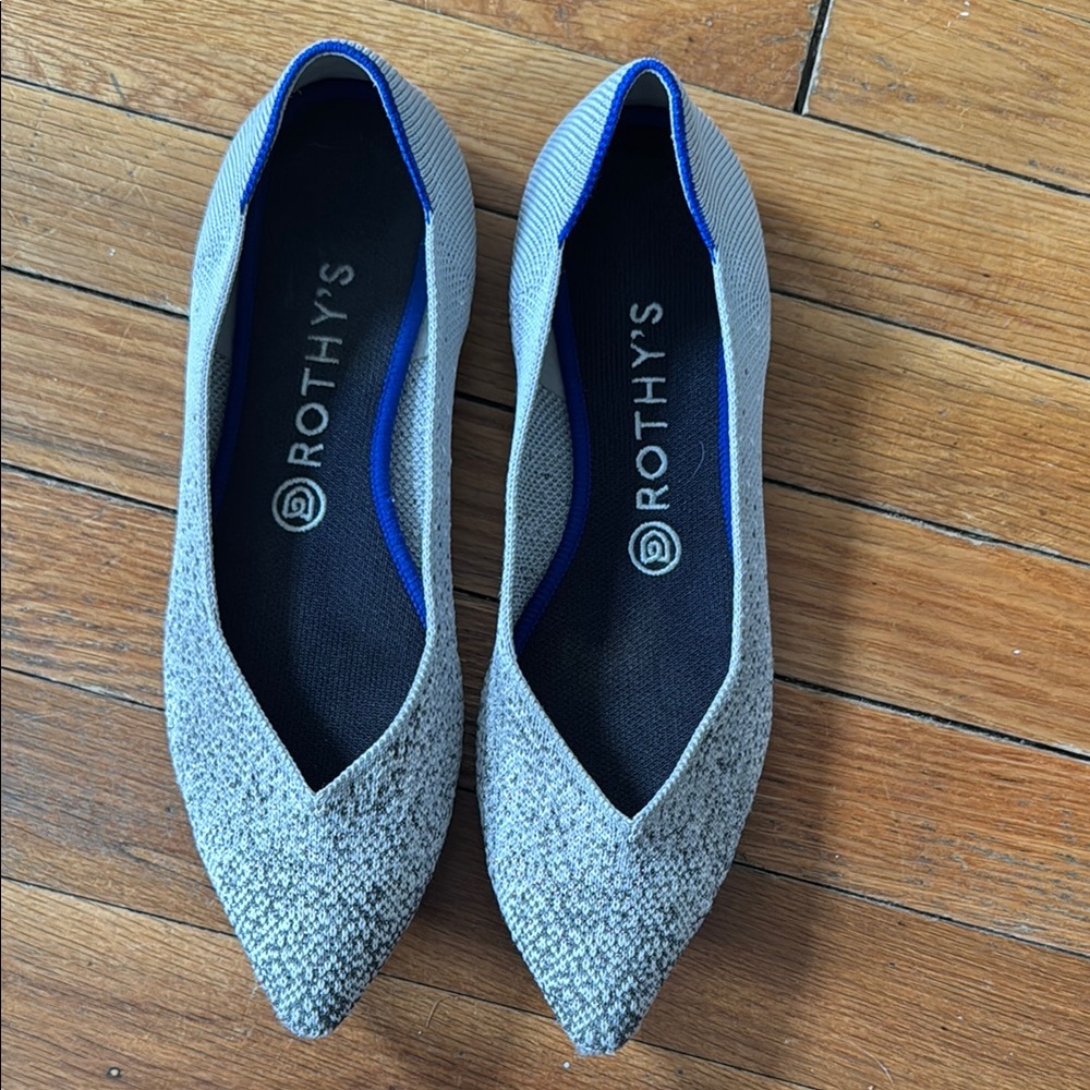 Rothy's Gray/Silver Women's Shoes